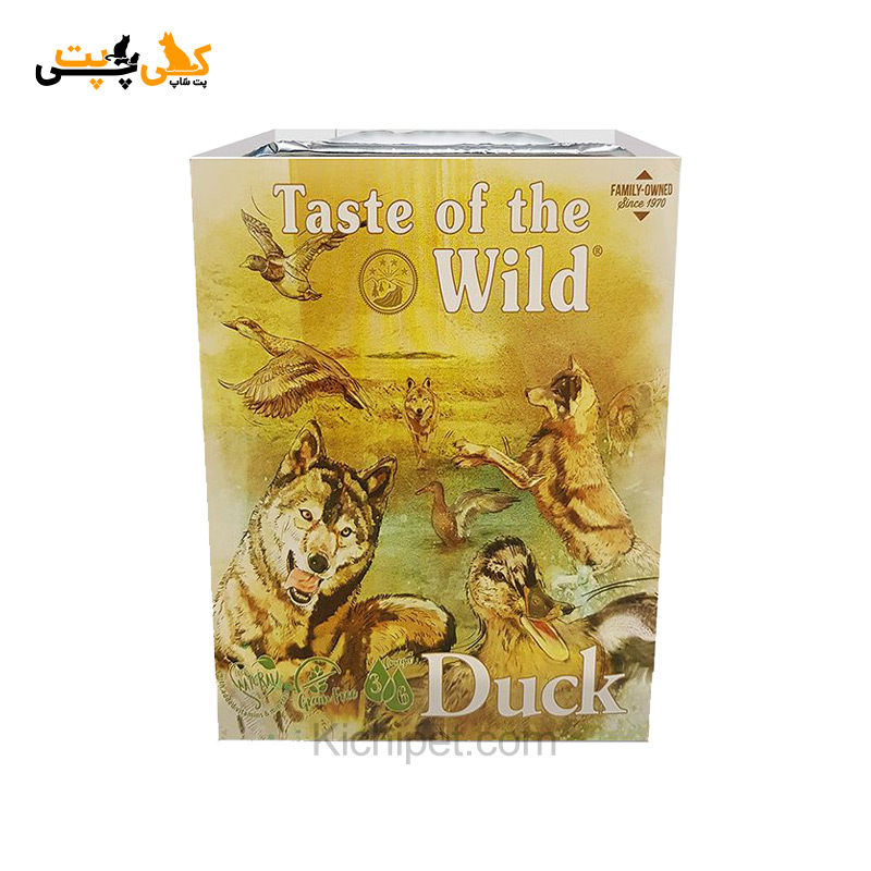 خوراک سگ Duck برند Taste of the Wild طعم اردک - وزن 390 گرم