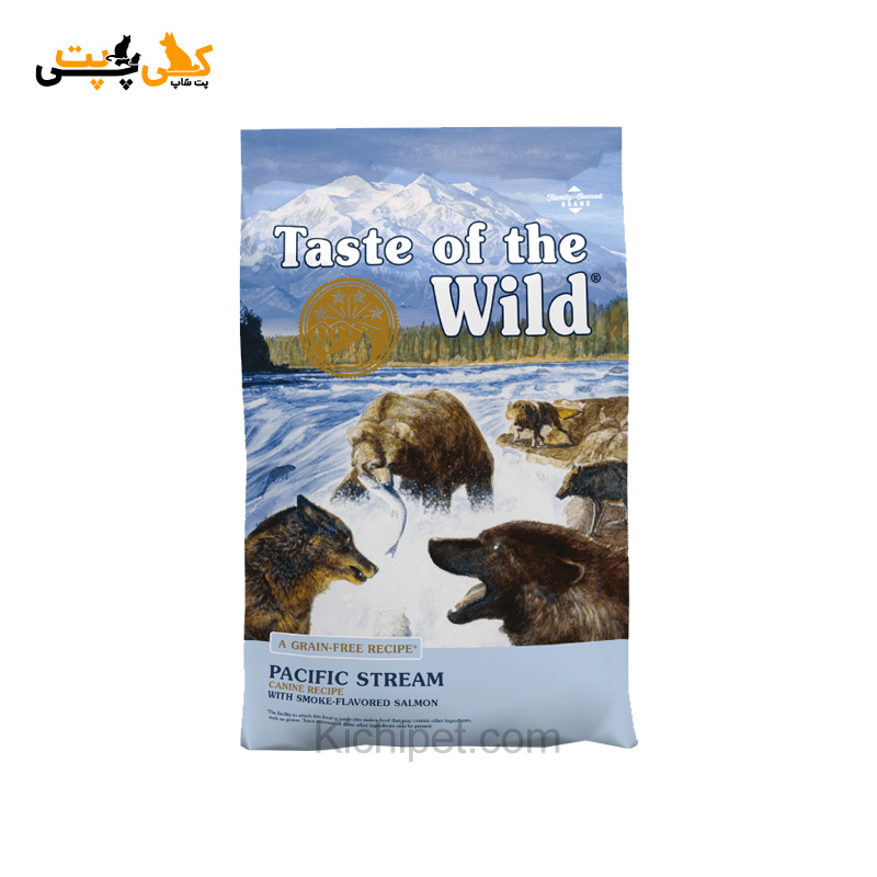 غذای خشک سگ بالغ Taste Of The Wild Pacific Stream - وزن 12.2 کیلوگرم