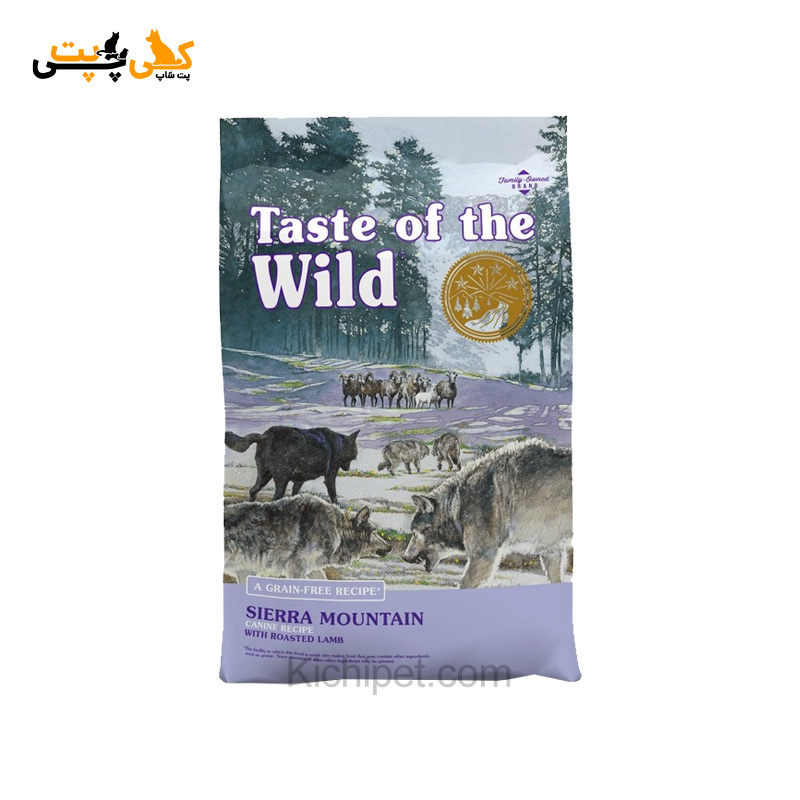 غذای خشک سگ تیست آف د وایلد مدل Sierra Mountain - وزن 2 کیلوگرم