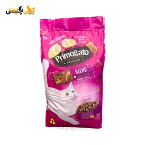 غذای خشک گربه پریموگاتو مغزدار طعم میکس Primigato