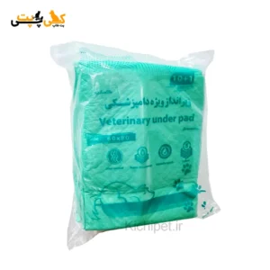 پد بهداشتی (زیرانداز) ویژه دامپزشکی گلدپد - سایز 80 در 60 سانتی متر - (بسته 11 عددی)